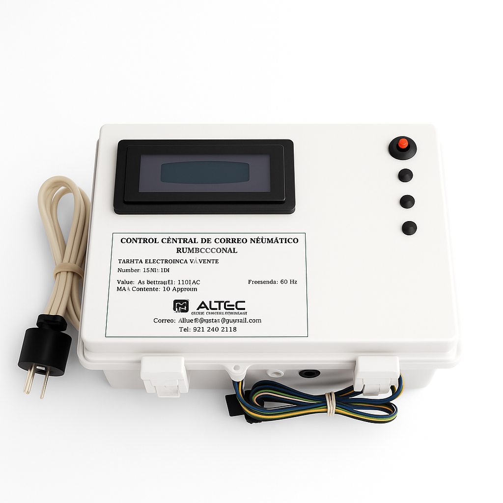 Refacciones correo neumático