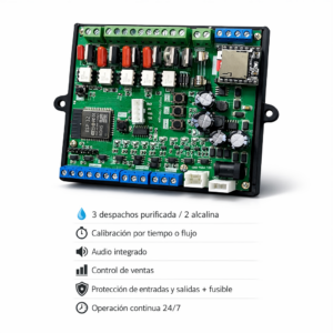 Tarjeta Electrónica Dual 120v Vending