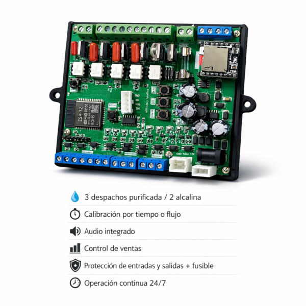 Tarjeta Electrónica Dual 120v Vending