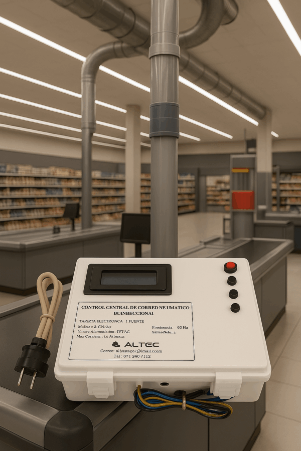 Tarjeta de control central del sistema de correo nuematico