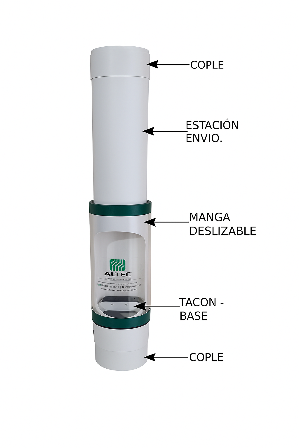 Estación de envio completo Supermercado