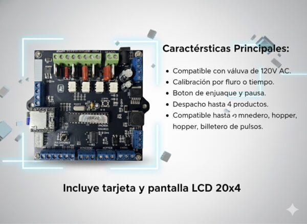 Tarjeta Electrónica 120 V con Audio Integrado