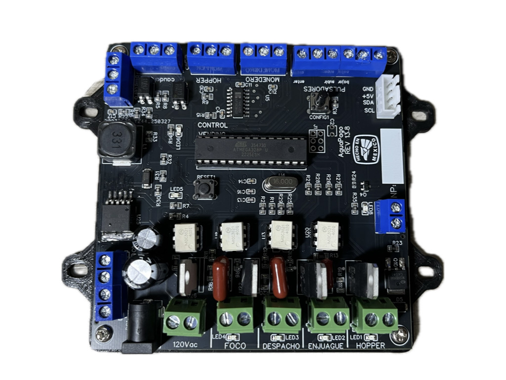 tarjeta para despacho de agua