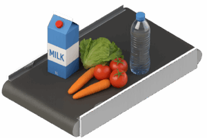 Banda de PVC para check Out