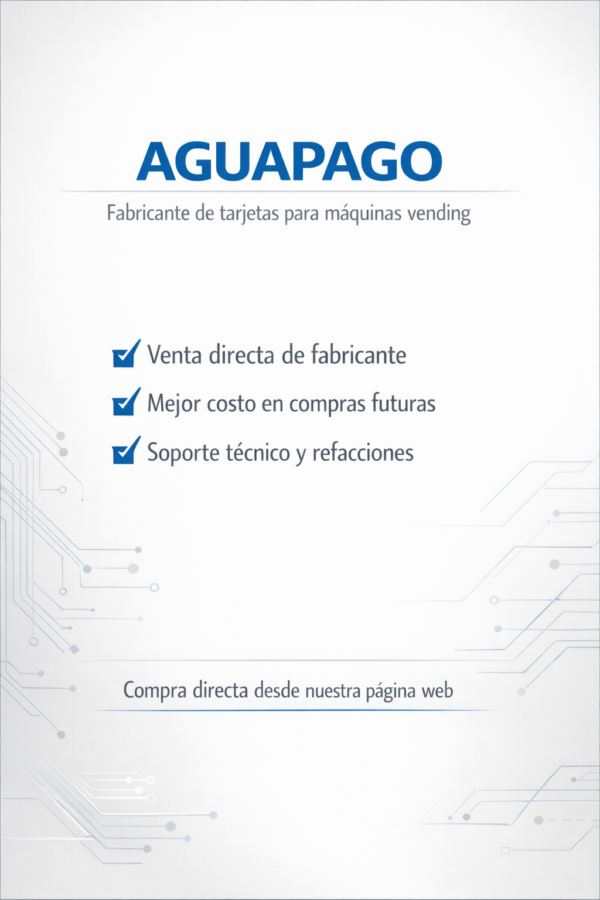 Tarjeta Electrónica Dual 120v Vending